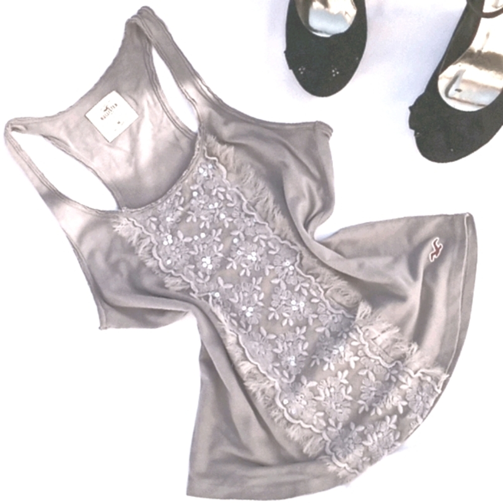 Hollister Lace Front Top